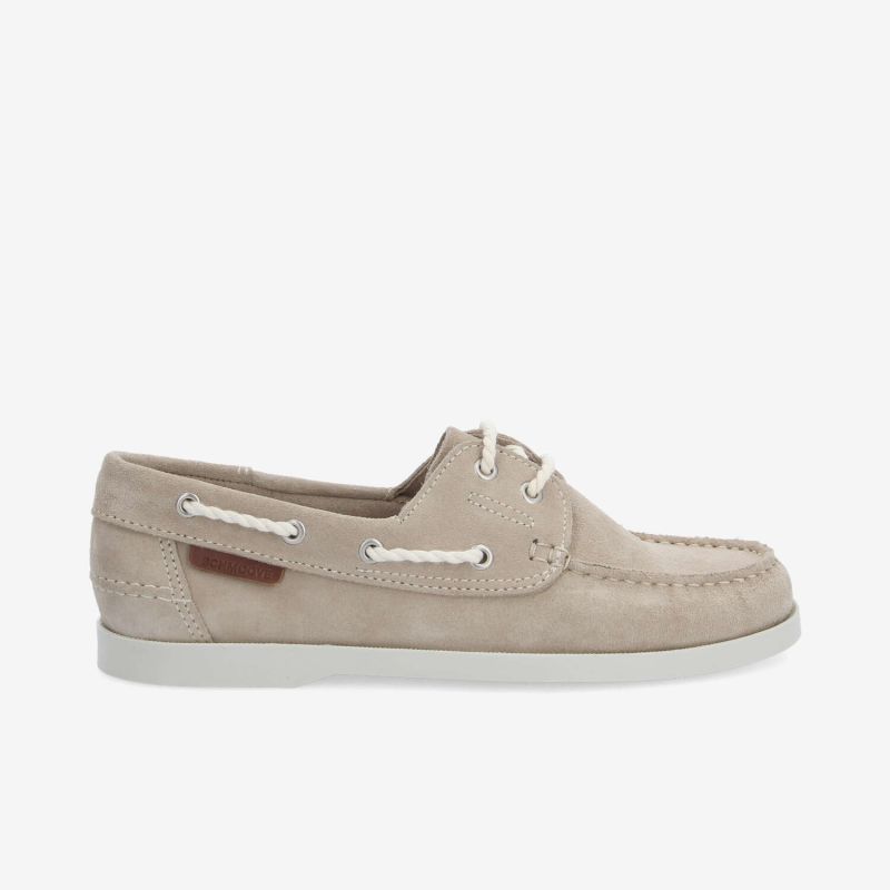 SHORE BOAT M - SUEDE - BEIGE